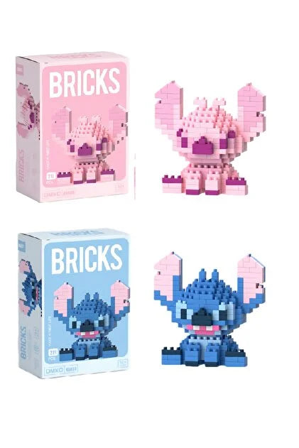 Stitch & Angel Bricks Yapım Seti