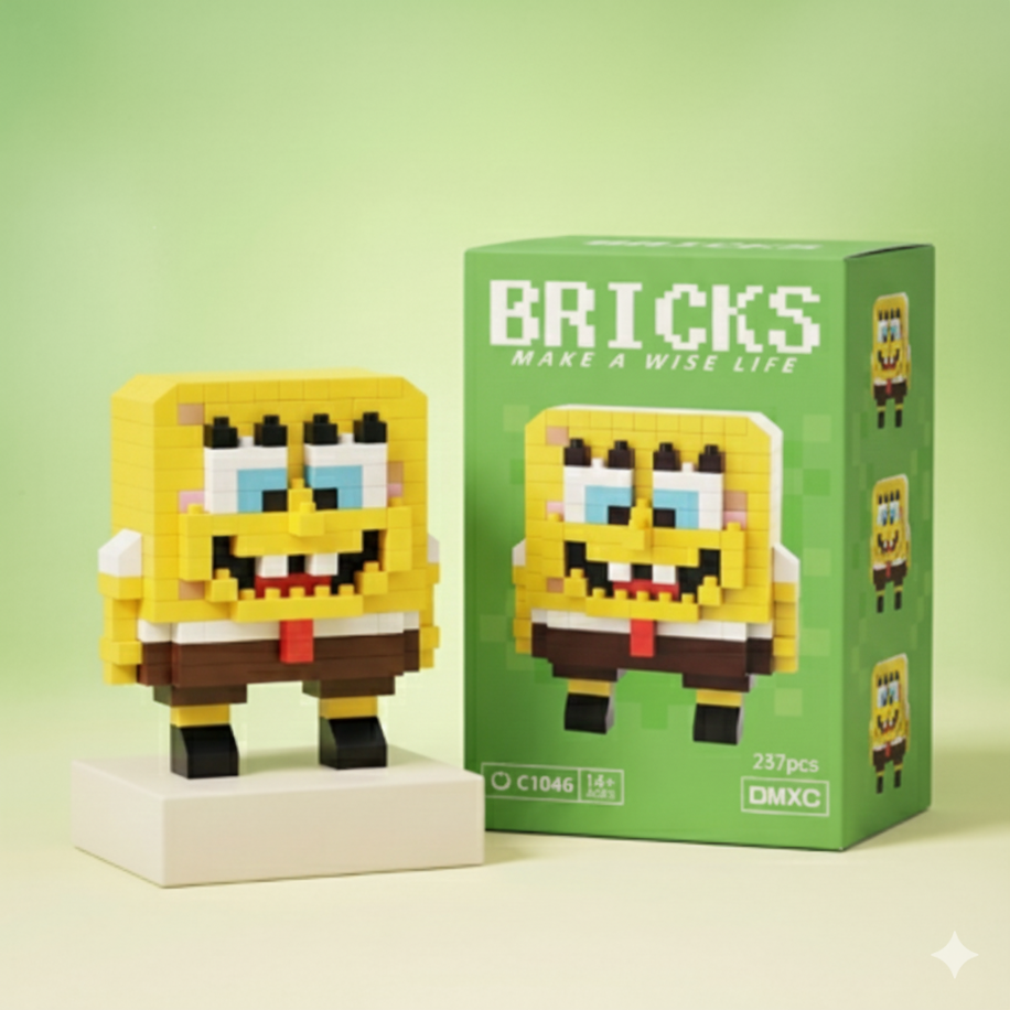 Süngerbob Lego Yapı Blok Figürü