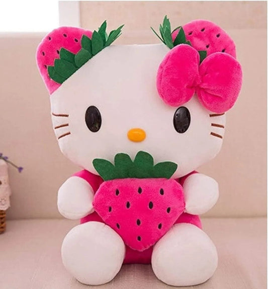 Hello Kitty Çilek Temalı Peluş Oyuncak